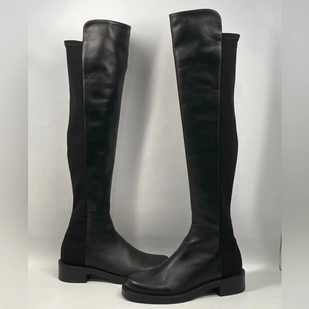 Stuart Weitzman Leather Over-The-Knee Boots size 6